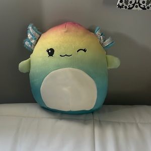 Rainbow mystery axolotl 8”